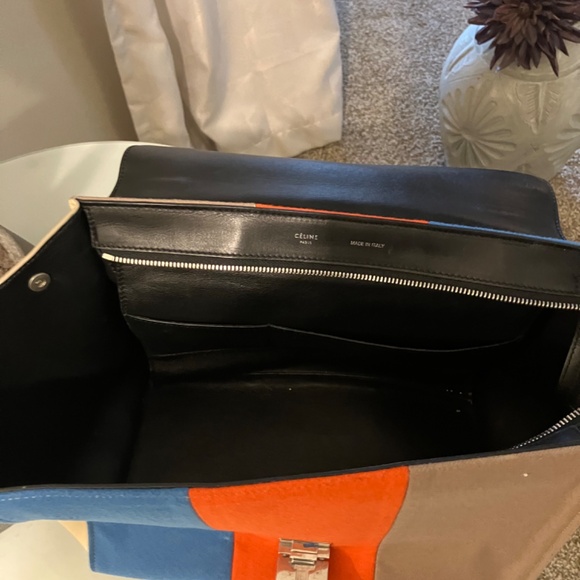 Celine premium leather color block purse - Picture 4 of 5